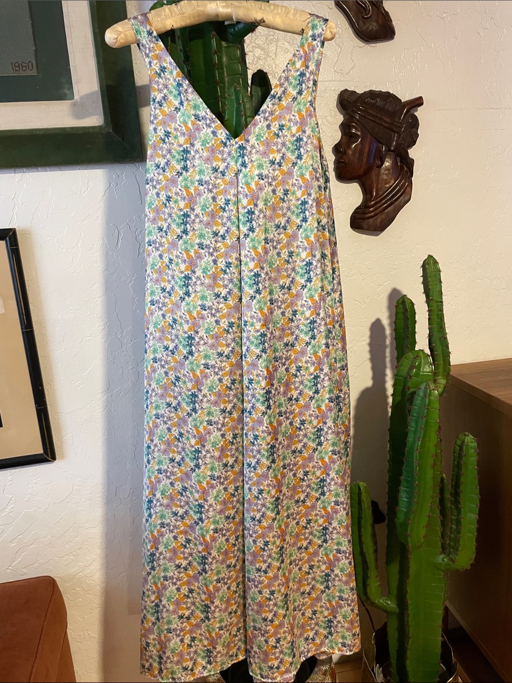 Zara Flowy Floral Maxi Dress Size XS